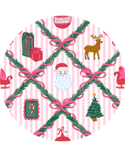 Load image into Gallery viewer, Christmas Charm ADULT Bamboo Pajama Set- PREORDER tat 8-10 weeks before shipping
