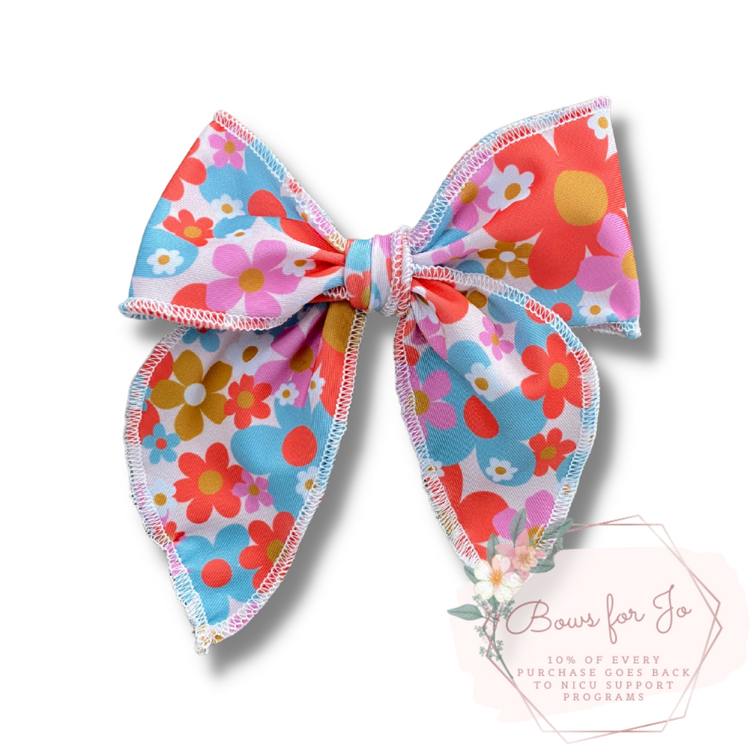 Summer Floral Monroe & Darling Swim Bows