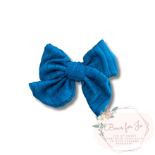 Load image into Gallery viewer, Solid Rib Knit Darling Bows
