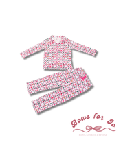 Load image into Gallery viewer, Christmas Charm Adult Bamboo Pajama Set | Christmas Sleepwear
